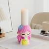 Unique Silicone Candle Mould Of Long Hair Girl Planter For Creation Art And Home Decoration Projects