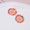10pcs Dopamine Color Apple Translucent Buttons for Crafts Resin Accessories Clothing Sewing Supplies Sweaters Materials
