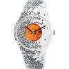Used [Swatch] Wristwatch ORANGE PUSHER New Gent LISTEN TO ME SUOW167 Genuine Imported Product 7610522800175 [WJ212]