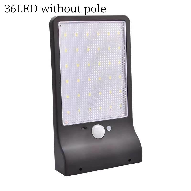 36/48 LED Home Outdoor Patio Solar Street Light Outdoor Balcony Fence Sensor Three Modes IP65 Waterproof Wall Solar Lights