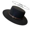 Belt Buckle Decorated Wool Fedoras Hat For Women Flap Brim Felt Hats Retro Jazz Cap Winter Autumn Warm British Style Boater Caps