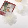 Pink Color Organza Flower Fabric Flower Clothing Accessories Wedding Dress Accessories  Wedding