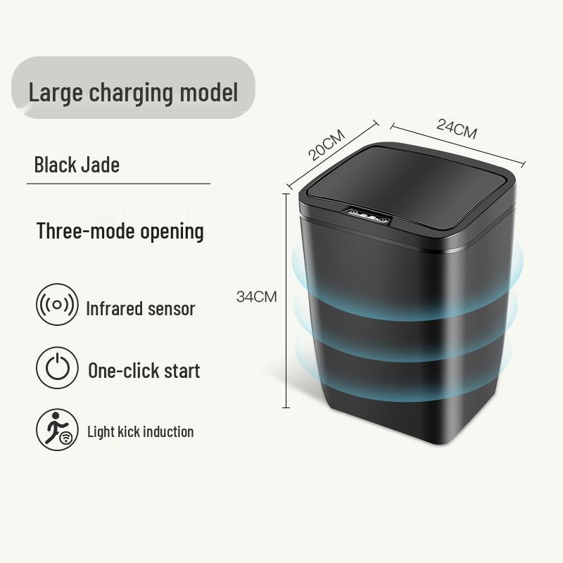 Smart Sensor Trash Can with Automatic Lid for Home
