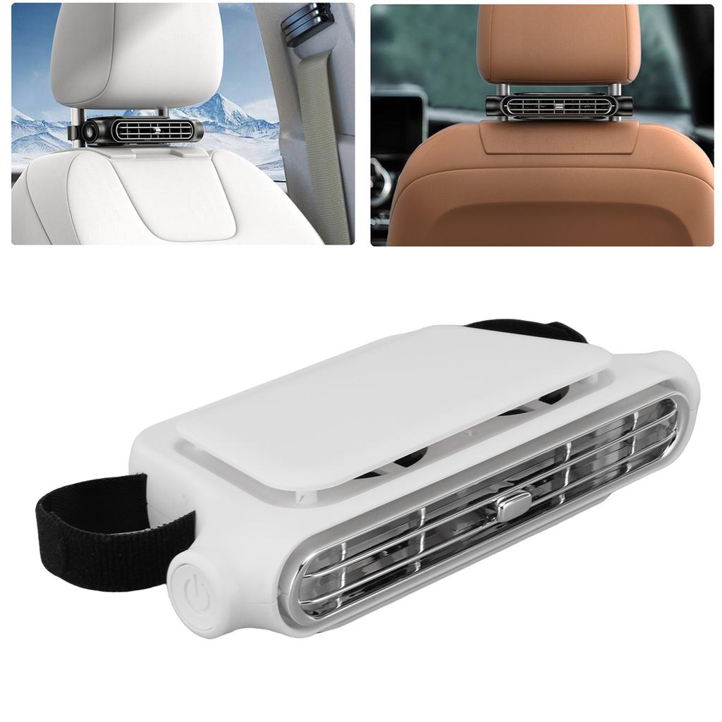 Car Seat Cooling Fan Bladeless USB Car Headrest Backseat Cooling Fan for Front Rear Seat