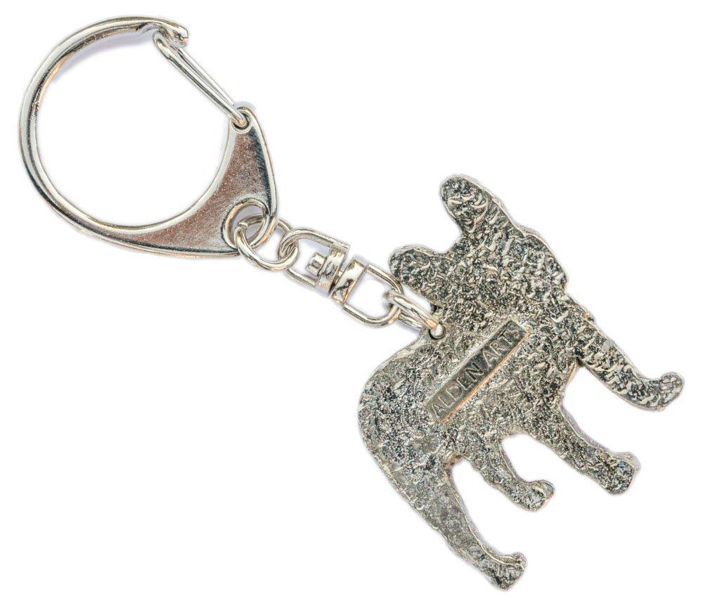 French Bulldog Made in England Art Dog Keychain Collection