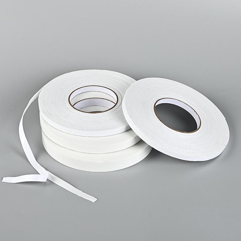 Double-Sided White Foam Tape: 568mm Width, Sound Insulation, Vibration Dampening, Sealing, Self-Adhesive