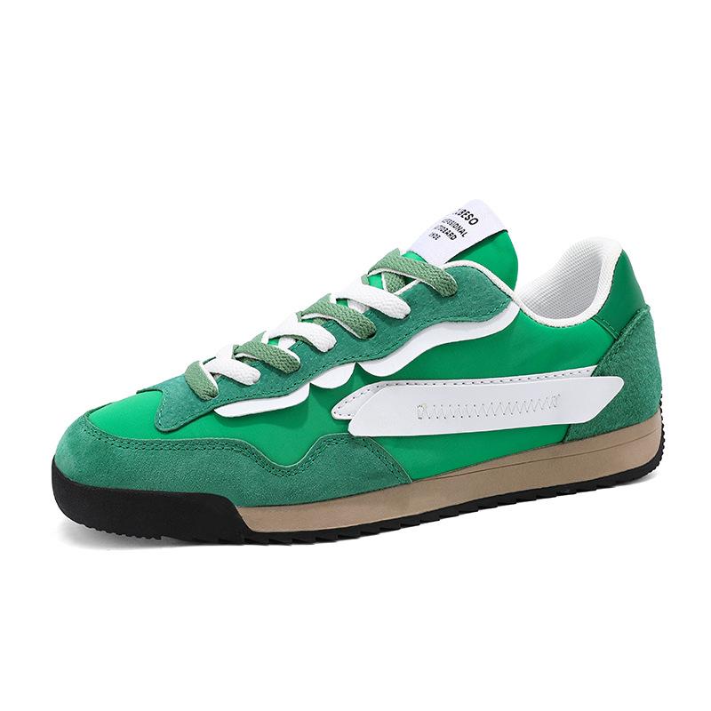 

Spring new Forrest Gump shoes men s low-top lace-up flat casual shoes teen fashion trend outdoor sports shoes 44 зелёный