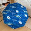1PC Space Rockets Umbrella-8-Rib Reinforced, Automatic Open, Lightweight & Durable, Fashion Accessory for Outdoor-D377