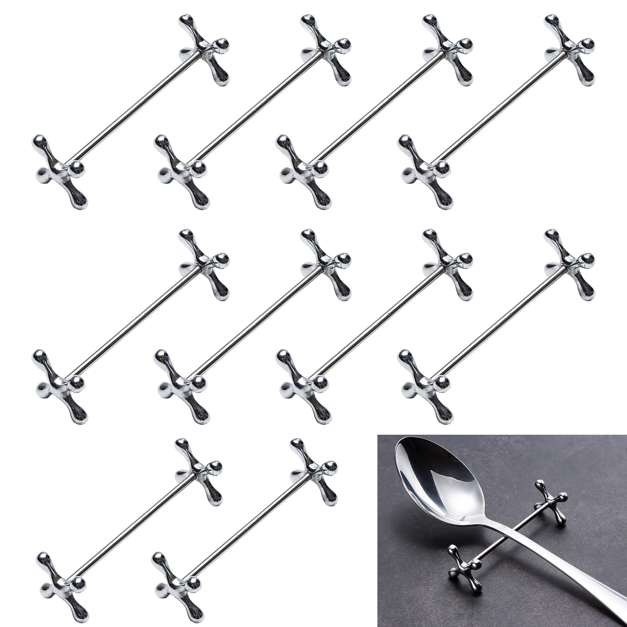 

набор столовых приборов для еды [Координатор-супервайзер] подставка, подставка, ложка, вилка, 8 предметов