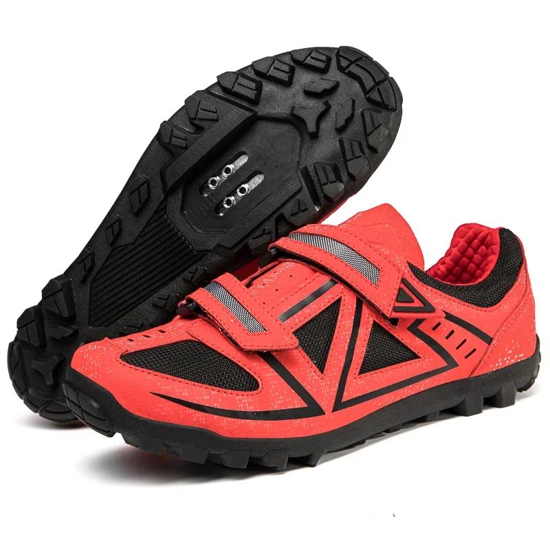 2026 Mountain Bike Shoes Men Cycling Sneaker MTB Cleats Shoes High Quality Male Sports Off Road Bicycle Boots Flat SPD Footwear