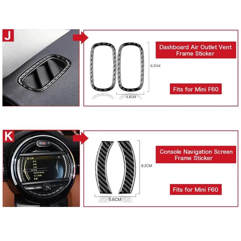 Schakelaar Cover Trim Kit in Koolstofvezelstijl voor Mini Cooper F54 F55 F56 F57 F60 JCW Countryman