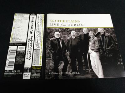 CD CHIEFTAINS - Live From Dublin - Un Hommage à Der BVCF31122 SONY 2005 Japon Folk Occasion