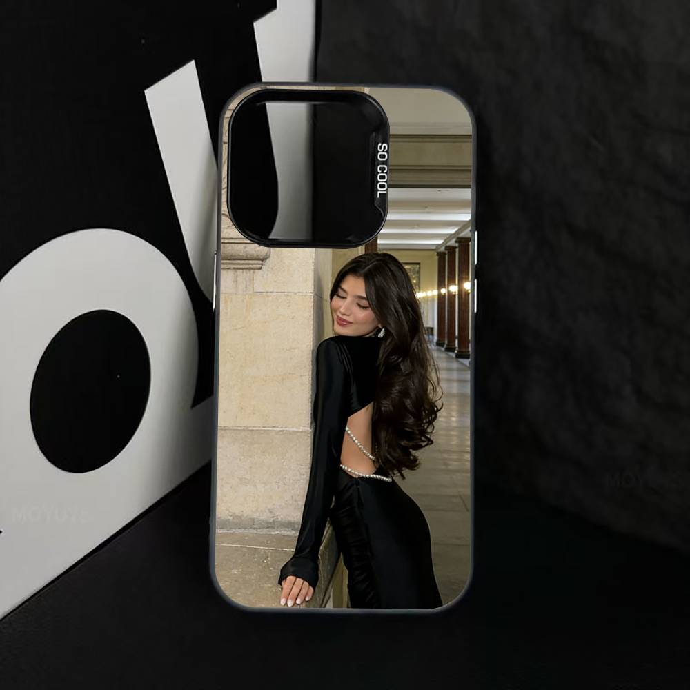 R-R-Haji Phone Case For iPhone 17,16,15,14,13,12,11 Plus,Pro Max,XS,Colored Silver Plated Inside Cover