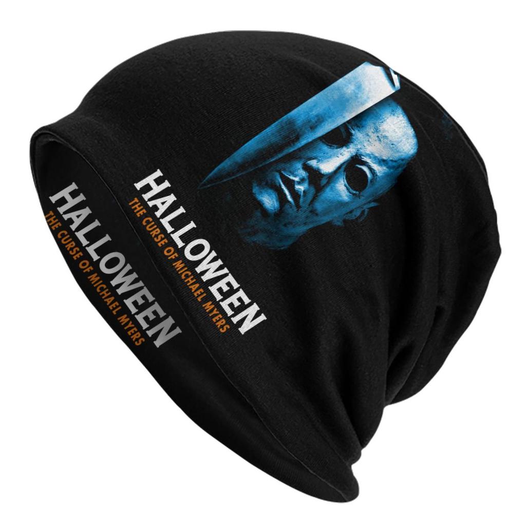 Individuelle Michael Myers Halloween Horrorfilm Mützen Beanies Mützen Cool Winter Warm Unisex Damen Strickmützen Unisex Erwachsenen Mützen
