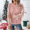 New Autumn Collection: Women’s Long-Sleeved Sweatshirt with Bow Detail for Valentine’s Day Dates