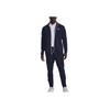Under Armour Logo Zip Retro Sports Stand Collar Long Sleeve Work Jacket Men Jacket Navy-Blue 1377399-410