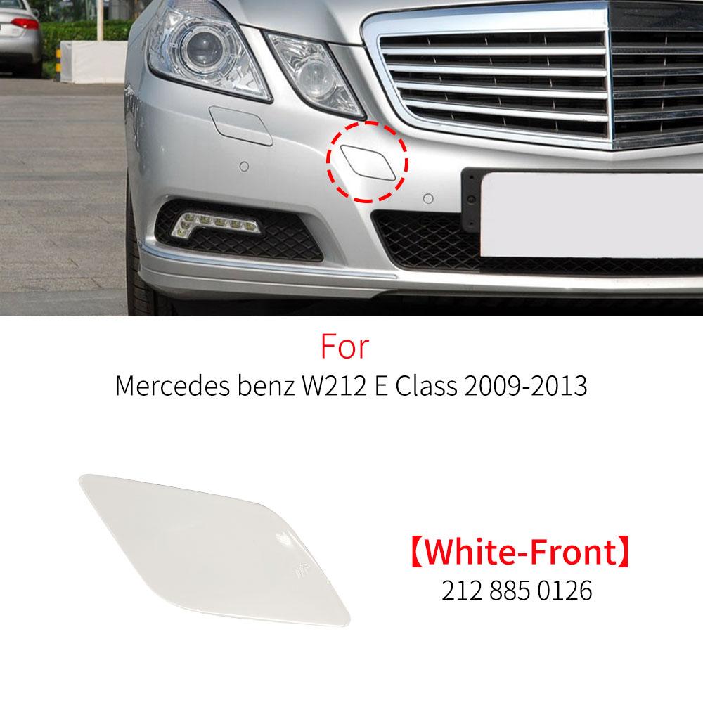 Per Mercedes W212 Auto Paraurti Anteriore Posteriore Gancio di Traino Copertura Tappo Accessorio Nero Per Benz Classe E E200 E230 E250 E300 E350 2009-2012