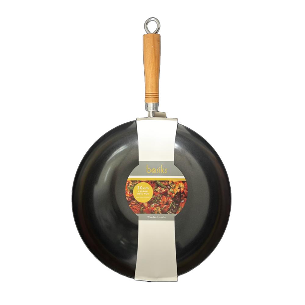 Basiks Kohlenstoffstahl Wok