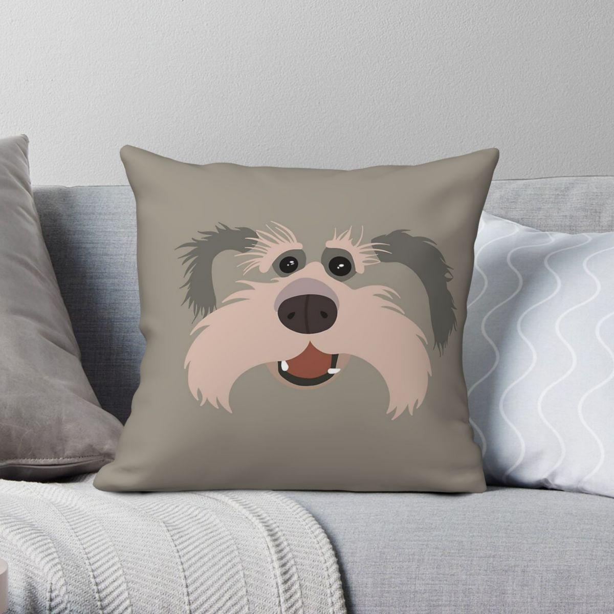 Lu Xika Chen Unisex Fraggle Rock Sprocket Square Pillowcase Polyester Linen Velvet Pattern Zip Decor Pillow Case Sofa Seater Cushion Cover