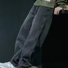 Jeans Boys Trendy Brand Spring and Autumn Retro Loose Straight Pants Versatile Casual Large Size Wide Leg Pants Men