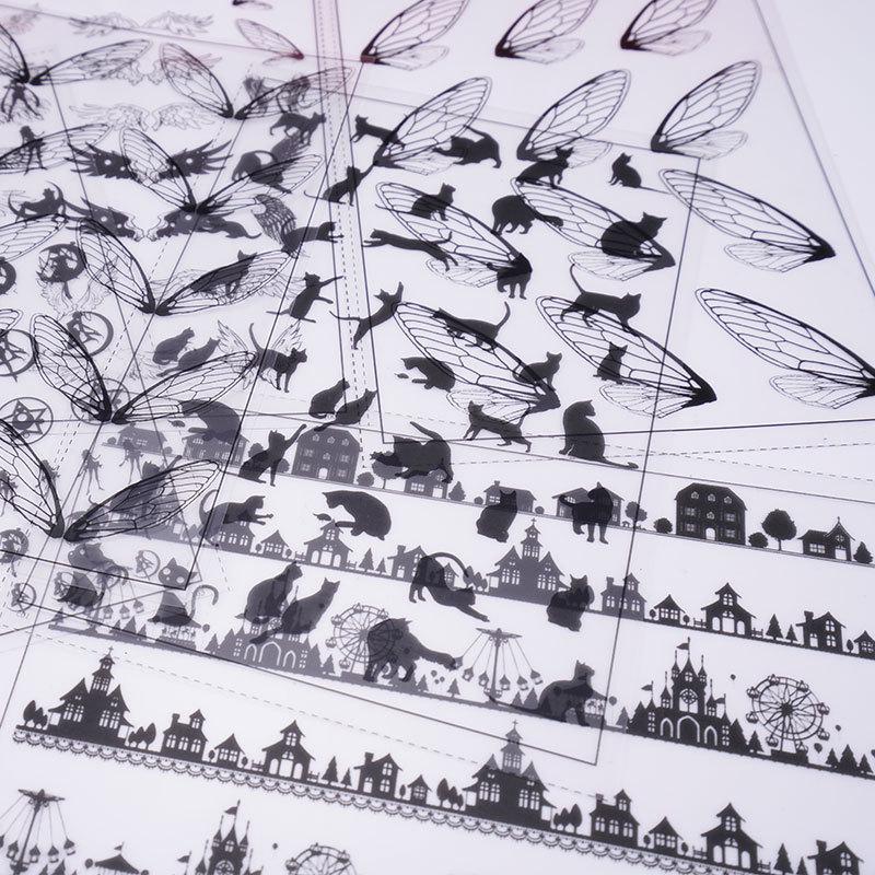 Black Alice Cat Sailor Moon Cicada Wing Resin Craft Kit