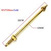 Universal M10/12x220-360mm Motorcycle Electric Car Front Wheel Axle Shock Axis For Honda Yamaha Cygnus-X BWS RSZ Niu Dirt Bike