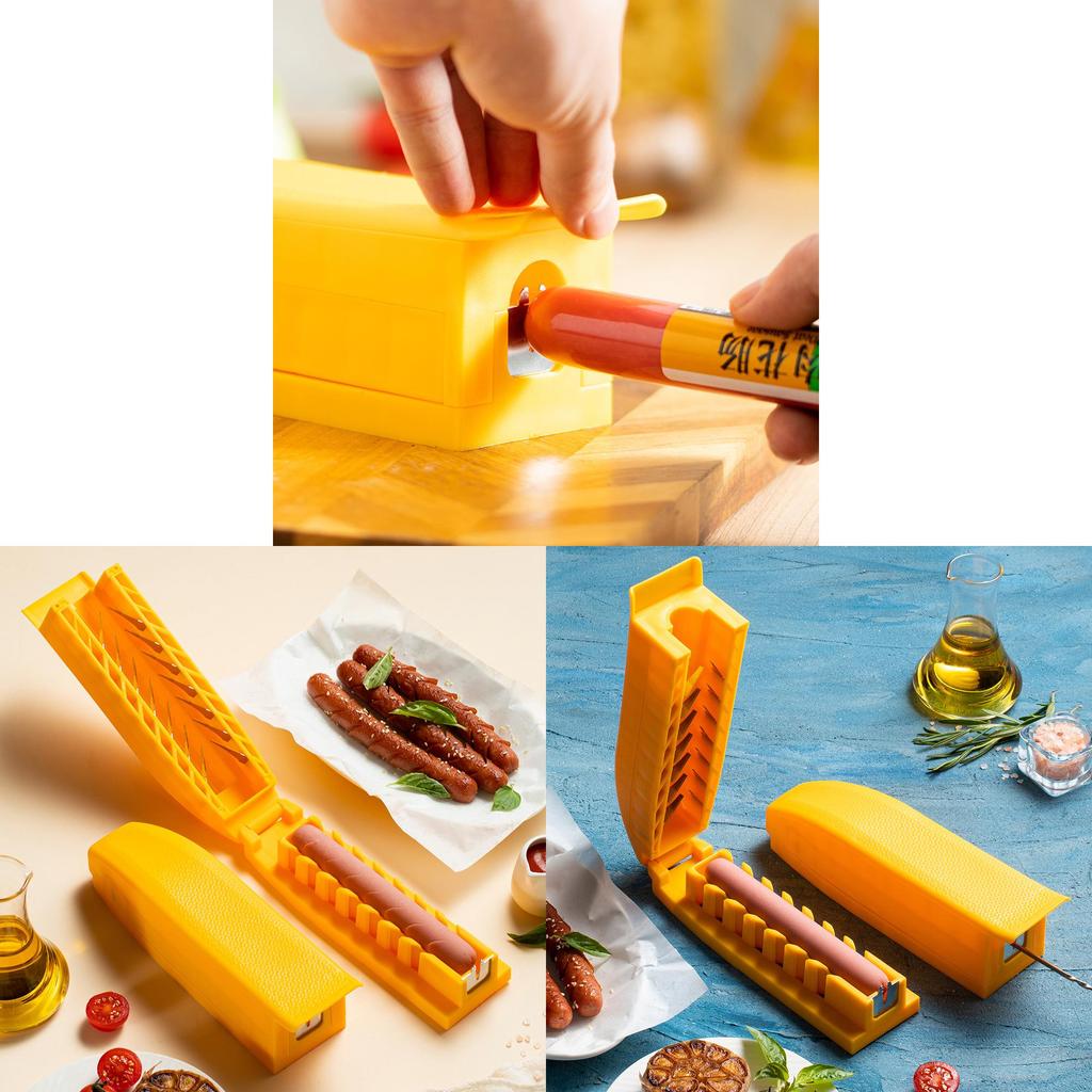 Kitchen Tool Sausage Cutter With Multifunction Slicing For Home Chefs