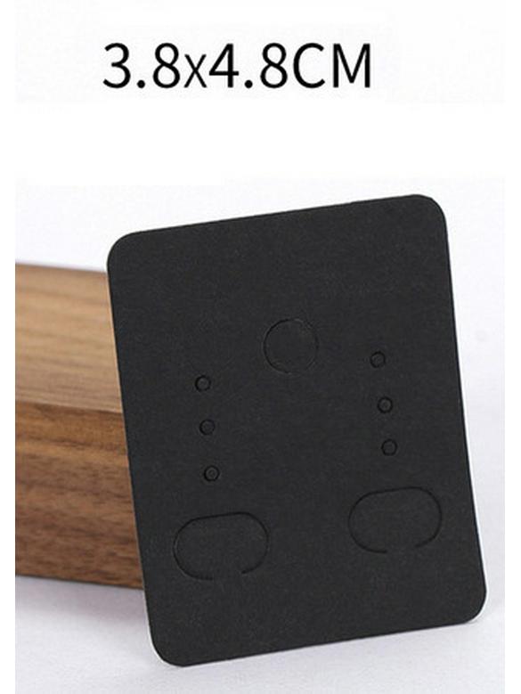 Kraft Paper Jewelry Card for Earrings and Necklaces - 2.5x3.5cm
