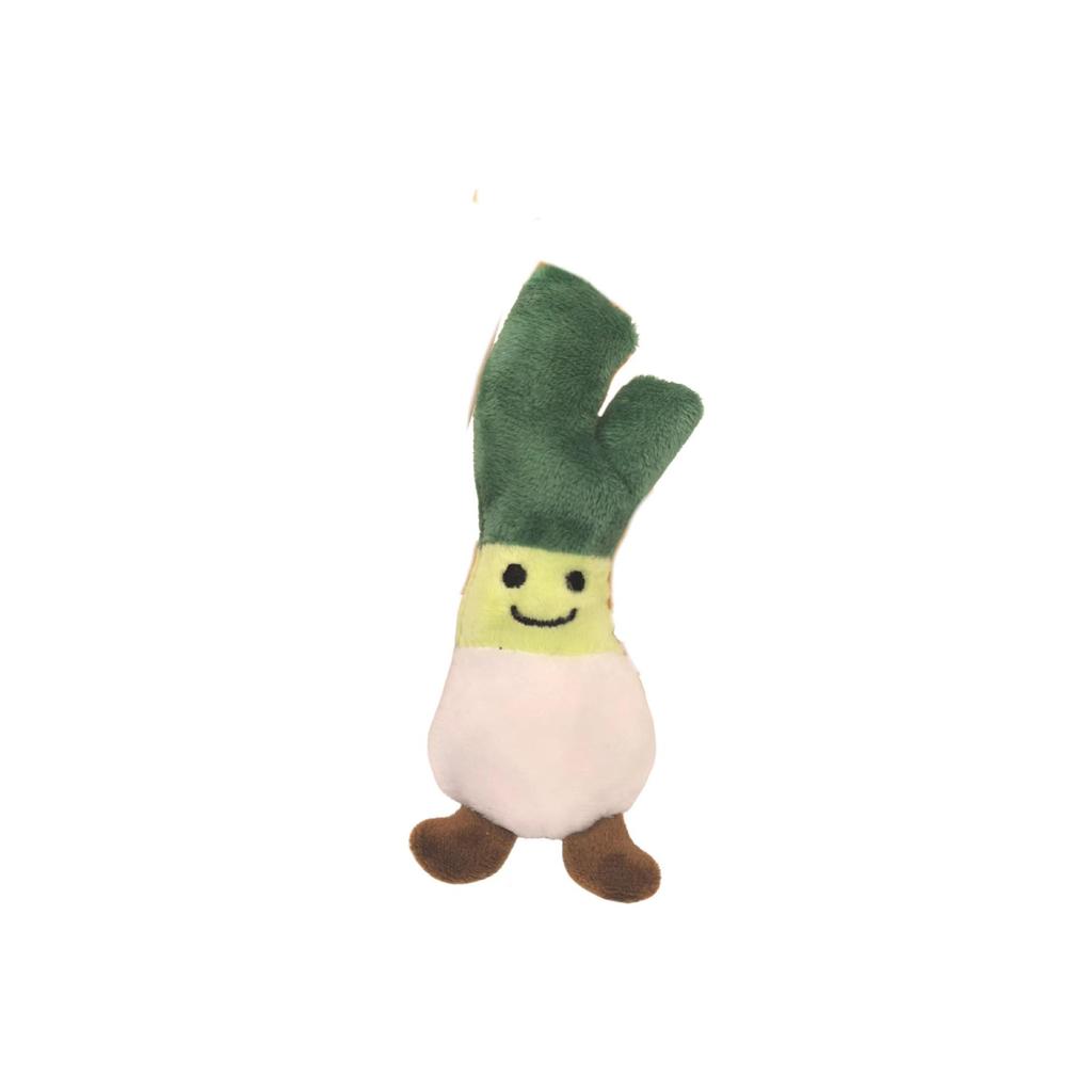 Whimsical Veggie & Fruit Expression Keychain Plush Doll