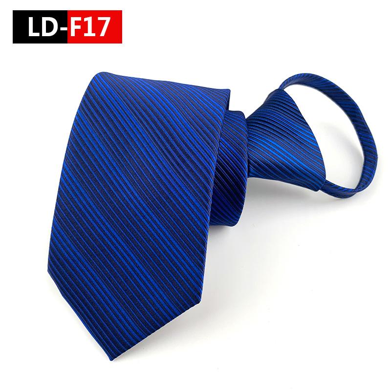 Zipper Style Knot-Free Men's Business Casual Tie