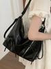 Silver Small Bow Pu Leather Shoulder Bags for Women 2026 Summer Trend Designer Fashi Handbags and Purses Trend Crossbody Bag