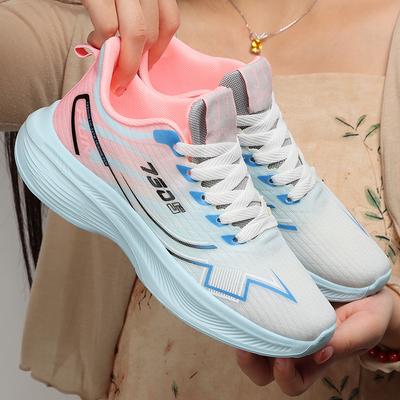 Sportschuhe für Damen im Frühling neu atmungsaktiv und bequem Mesh modische Freizeitschuhe für Paare Marathon-Laufschuhe