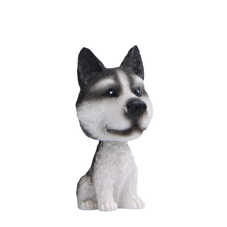 Husky Car Ornaments Resin Models For Auto Interior Decor Gift For Celebration Occasions