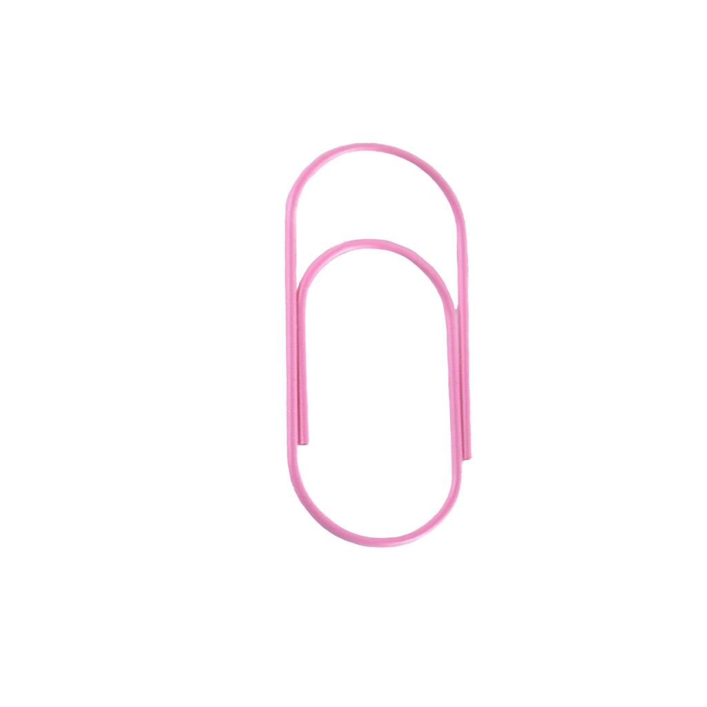 50mm Electroplated Metal Chubby Paperclip - Oversized Creative Curved Design