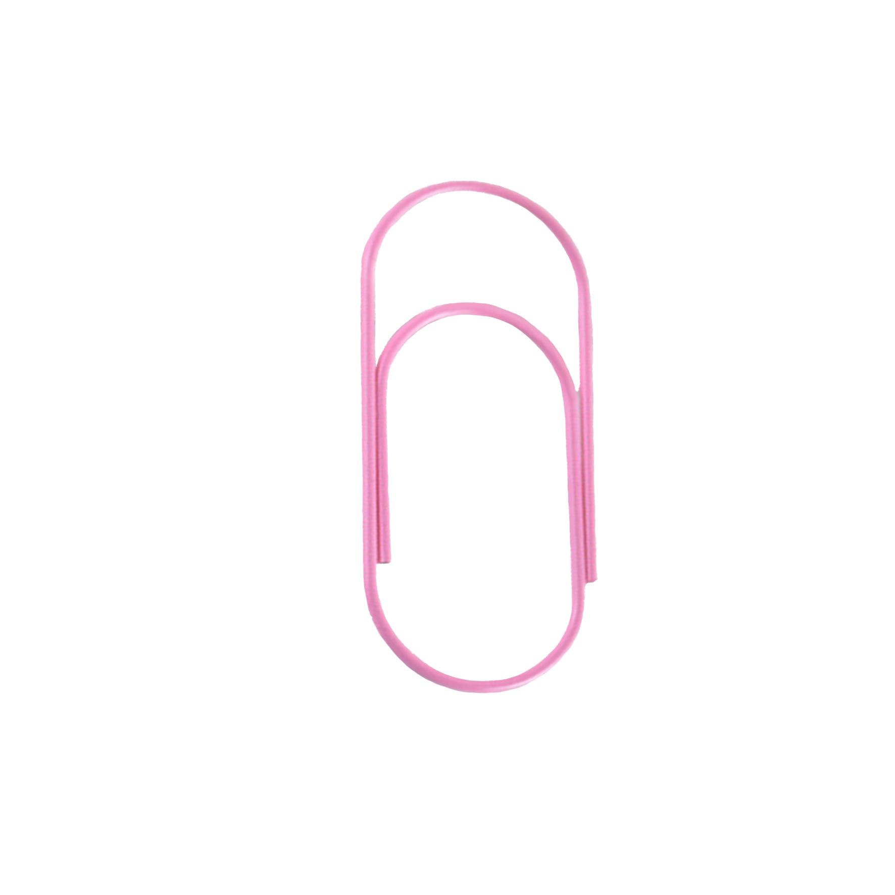 50mm Electroplated Metal Chubby Paperclip - Oversized Creative Curved Design