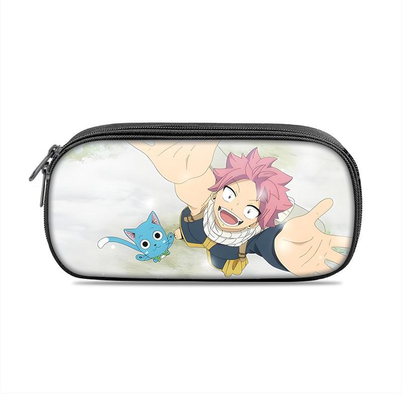 FAIRY TAIL Pen Case Cartoon Anime Printed Student Boys and Girls New Lightweight, Small, Large Capacity, Versatile
