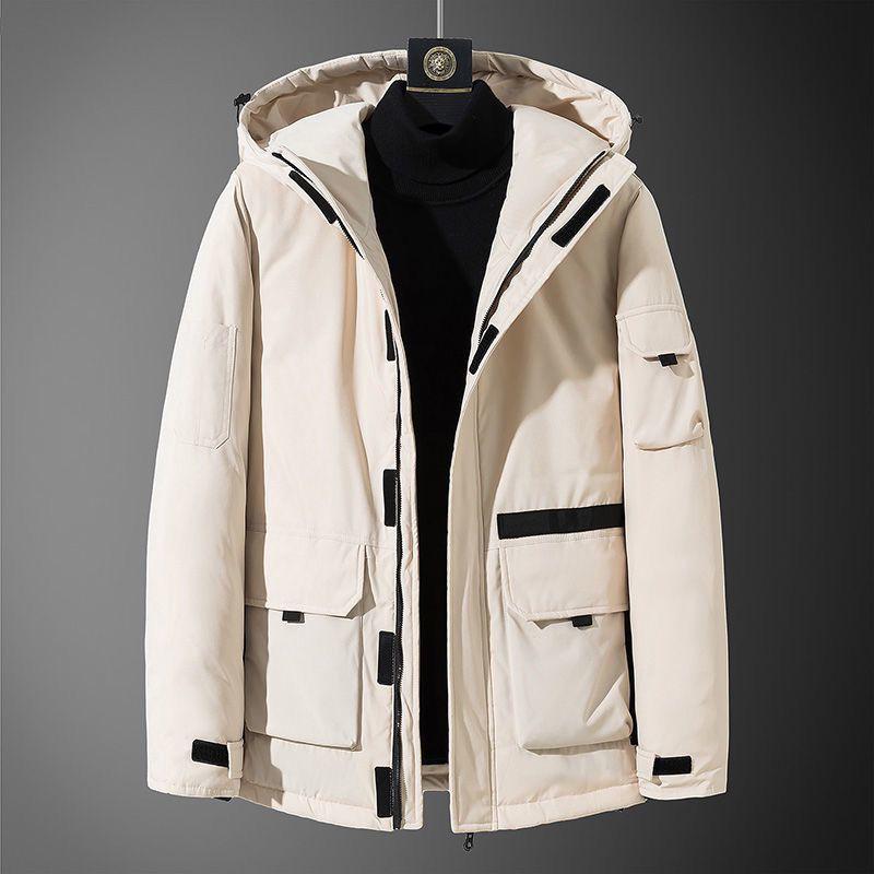 

Men s Korean Style Short Thickened Winter Cotton Jacket - Warm Casual Outerwear 5XL