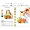 Watercolor Workbook Drawing Coloring Book