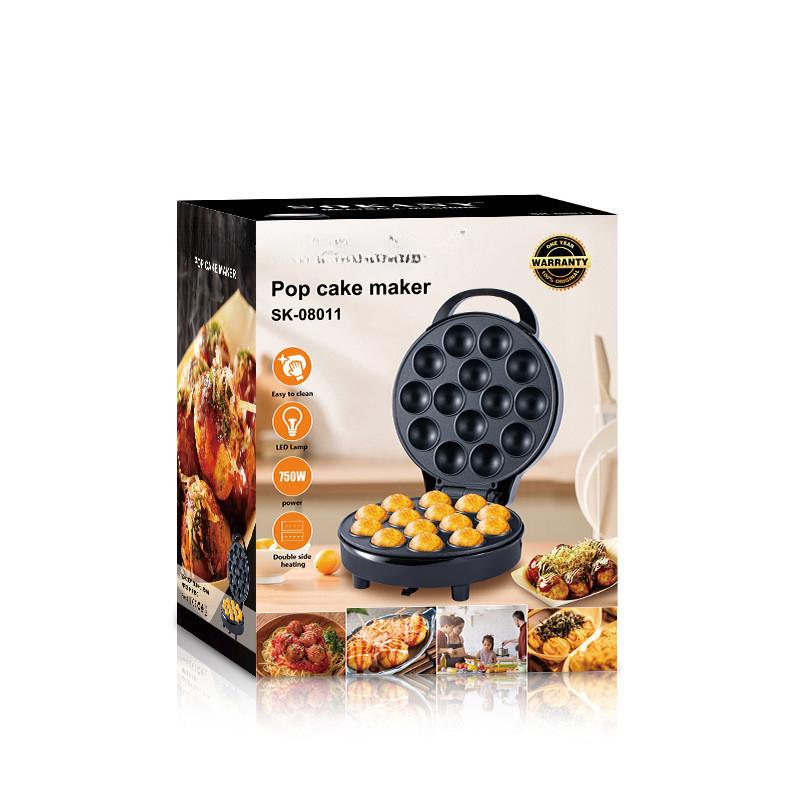 750W Non-Stick Cupcake Maker Household Donuts Octopus Balls Griddle Cooking Machine High Power Electric Pop Cake Maker