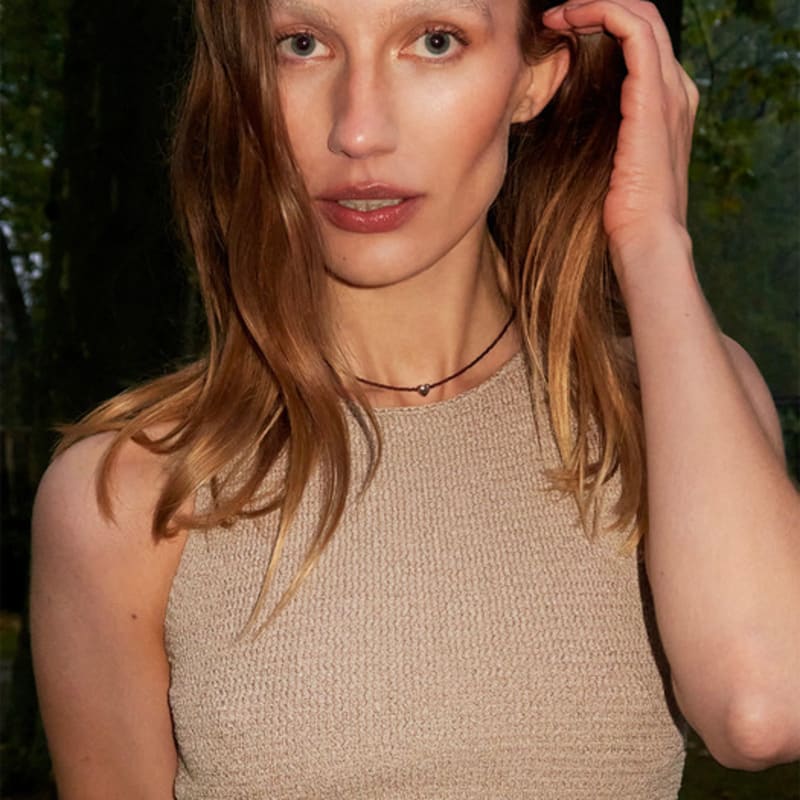 OURPIERRE ROMANTISCHE HALSKETTE BRAUN