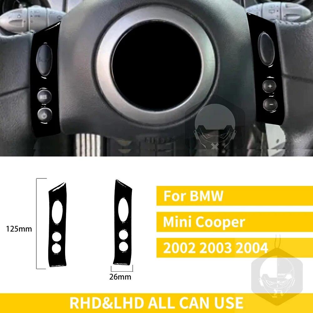 Pro Mini Cooper Hatch One R50 R53 2002 2003 2004 Kryt panelu spínačů na volantu Samolepka Více Plast