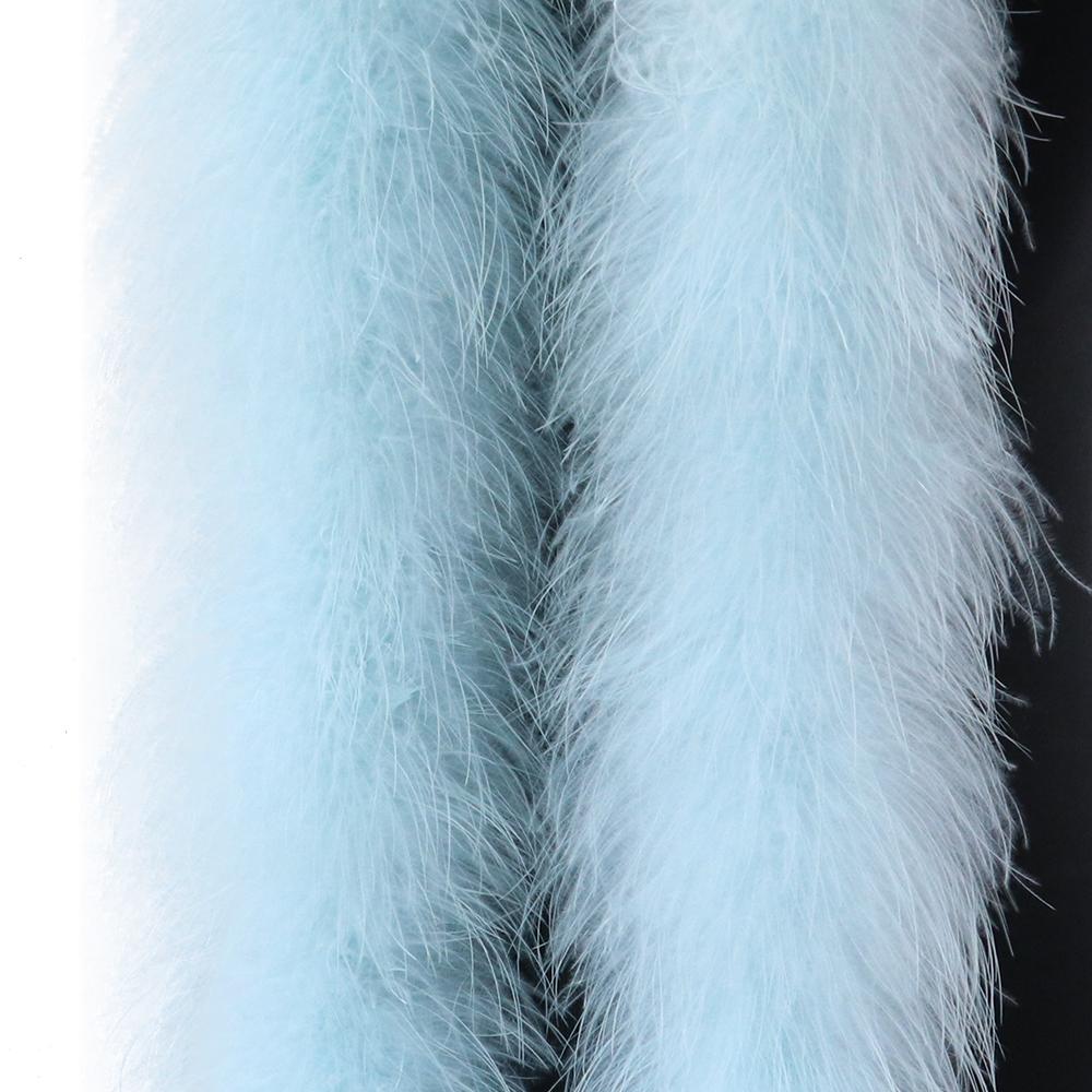2M Fluffy Marabou Feather Boa For Crafts Wedding Party Costume Stage Decoration Fuzzy Feathers Boas Trim Stripe Diy Plume 50Gram