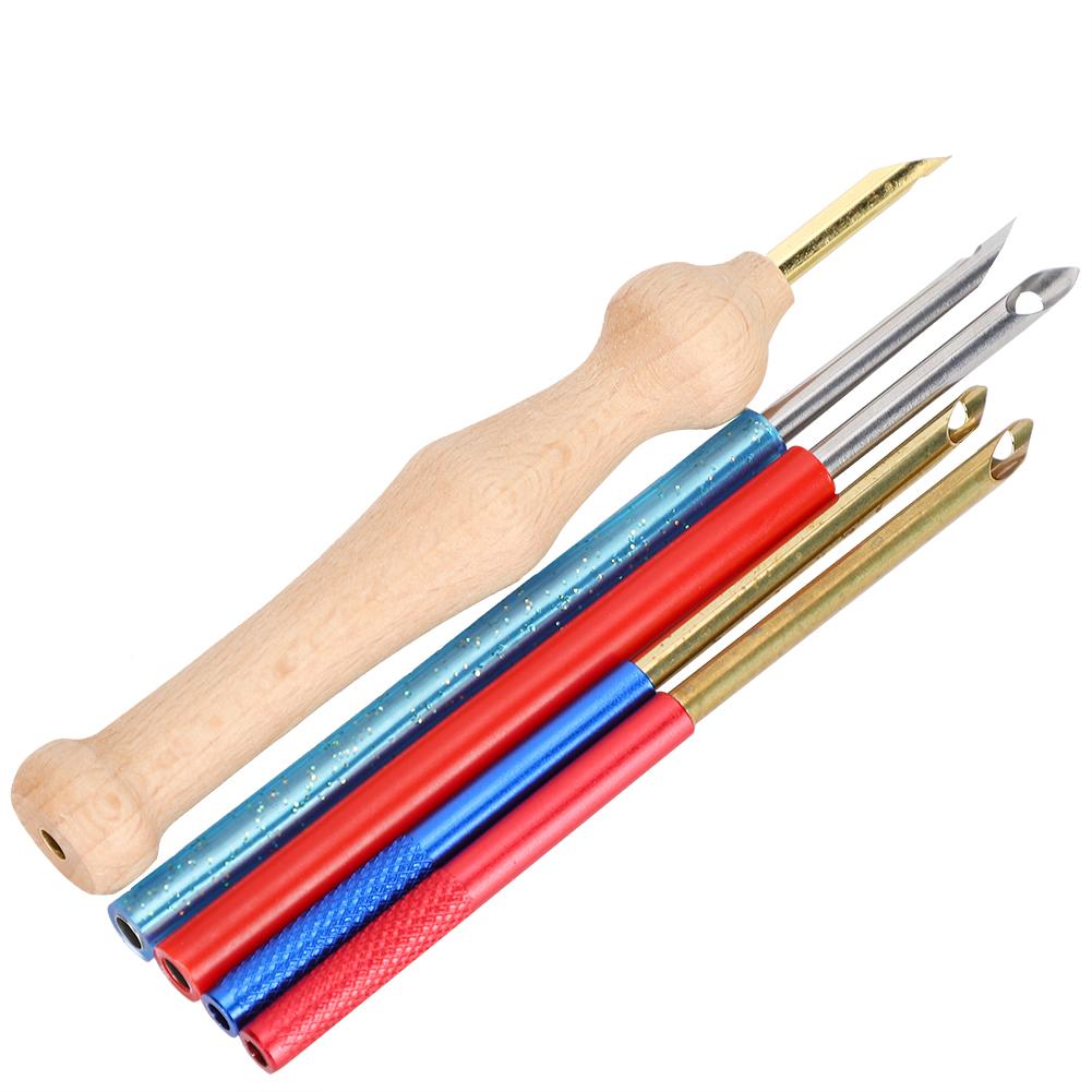 DIY Embroidery Pen Craft Knitting Stitching Tool Thread Punch Needle Sewing Accessory