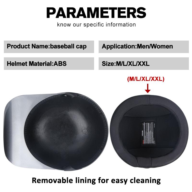 Uchoose Innovative Baseball Cap Magical Handsome Moto Off-road Vehicle Battery Car Helmet Suitable Giving A Veil Affordable