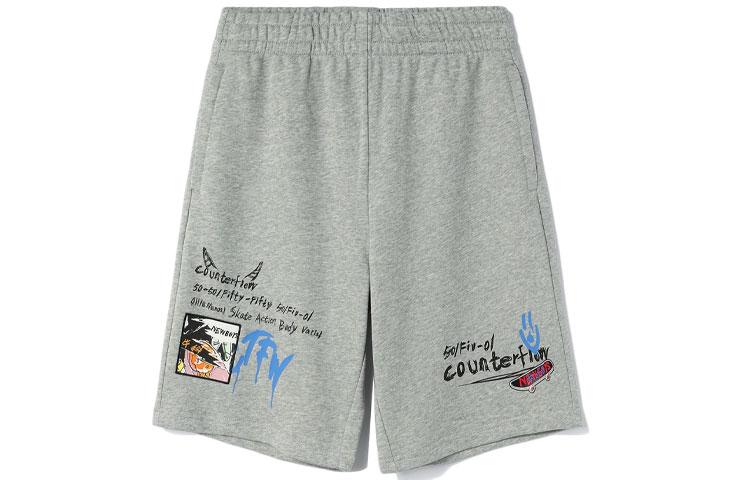 Li Ning CF Casual Shorts Men s Gray AKSR529-1 L