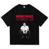 Bruno Mars The Romantic Tour 2026 Maglietta Moda Uomo Estetica Oversize Larga T-shirt Vintage 100% Cotone Top Magliette Grafiche