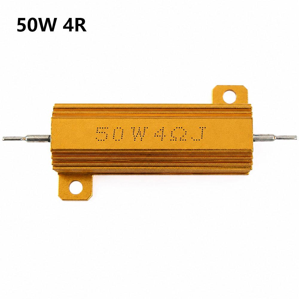 1Pcs Aluminum Shell Wirewound Load Resistor Metal Shell Resistor  for Current Limiting Protection