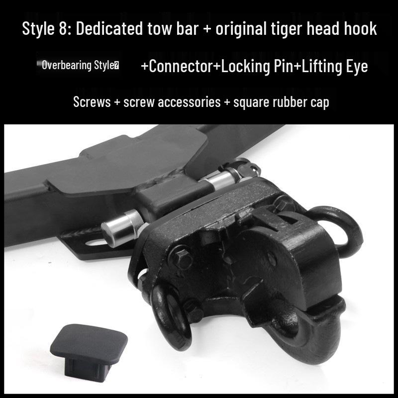 Compatible Tow Hooks and Tow Bar for Roewe RX5, RX8, and W5 Models (Rear)