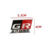 Alloy Car Rear Labeling Sticker for Toyota GR Gazoo Racing Sport Yaris Hiace Estima Hilux Rav4 Supra Camry Crown CHR Accessories