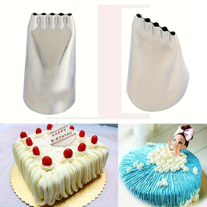 1PC Stainless Steel Piping Nozzle Seamless Welding Cream Nozzle Cake Piping Tool